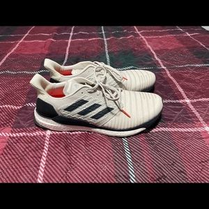 Adidas SolarBoost Men Size 13 White/Blue